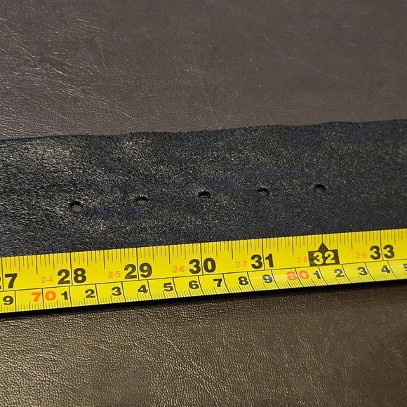 VGC Preloved Soft, Wide Leather Dress Hip Belt, by Warehouse, Holes from 28-32in - Picture 12 of 13